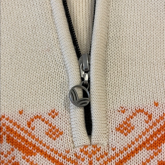 Dale of Norway Women’s Moritz Swwater Black, Cream and Orange Medium Like New! - Picture 4 of 11